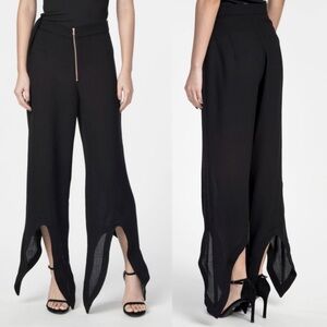 Walk of Shame Crepe Black Trousers